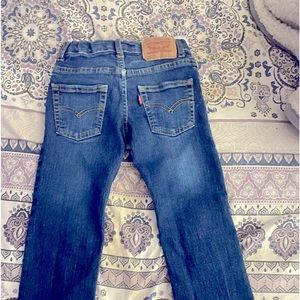 LEVIS, KIDS Style 511 Slim,  size 5 w/ hook & bar closure, adjustable waist.